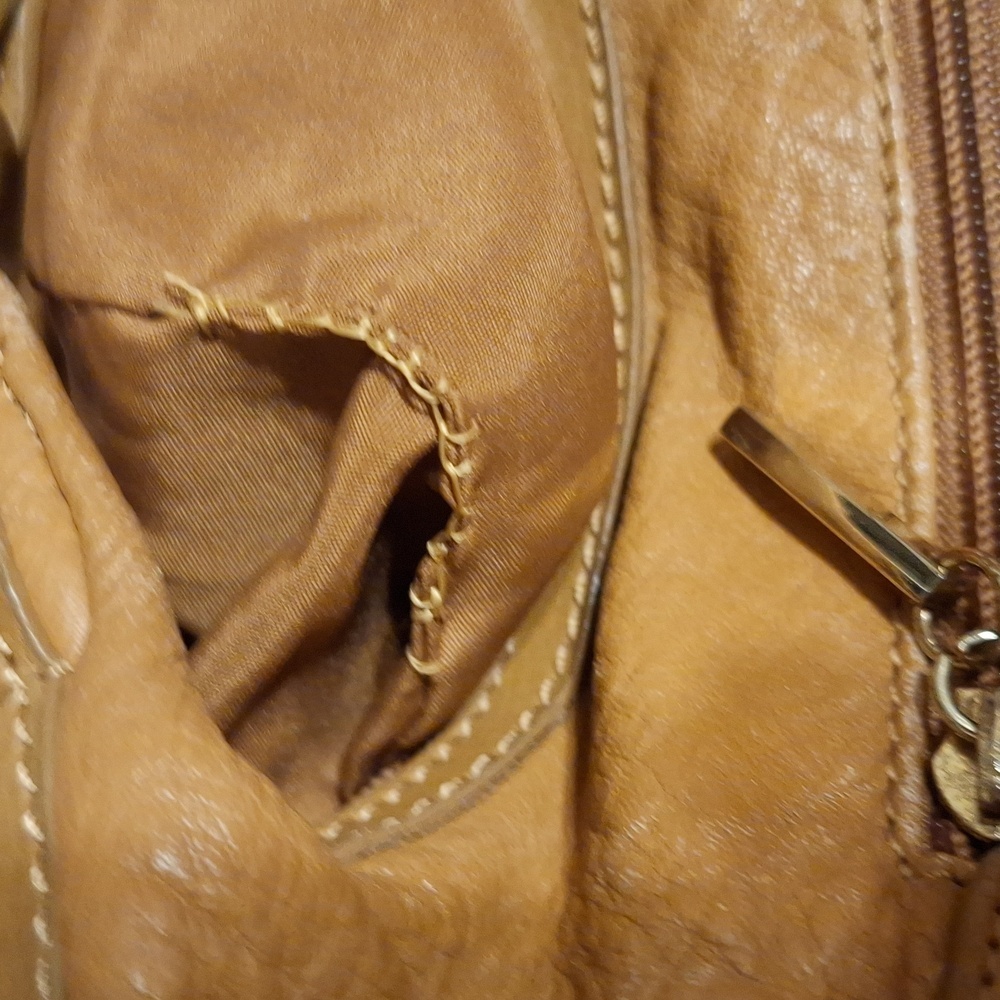 Tan Leather Shoulder Bag - Picture 12 of 12